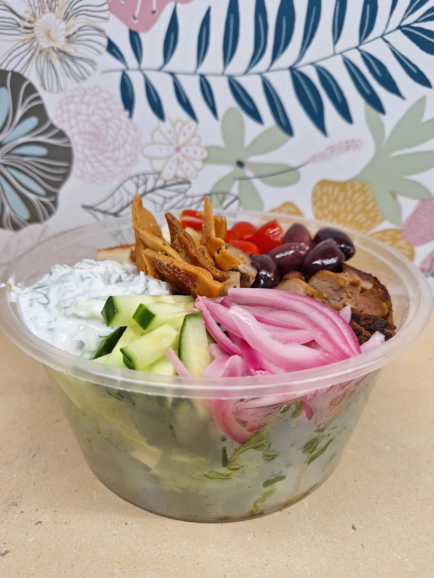 Souvlaki & Halloumi Bowl