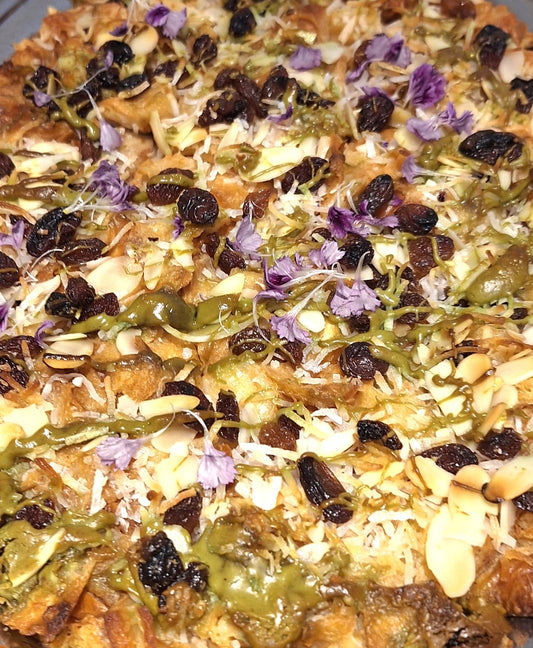 Feature Dinner - Middle Eastern Bread Pudding