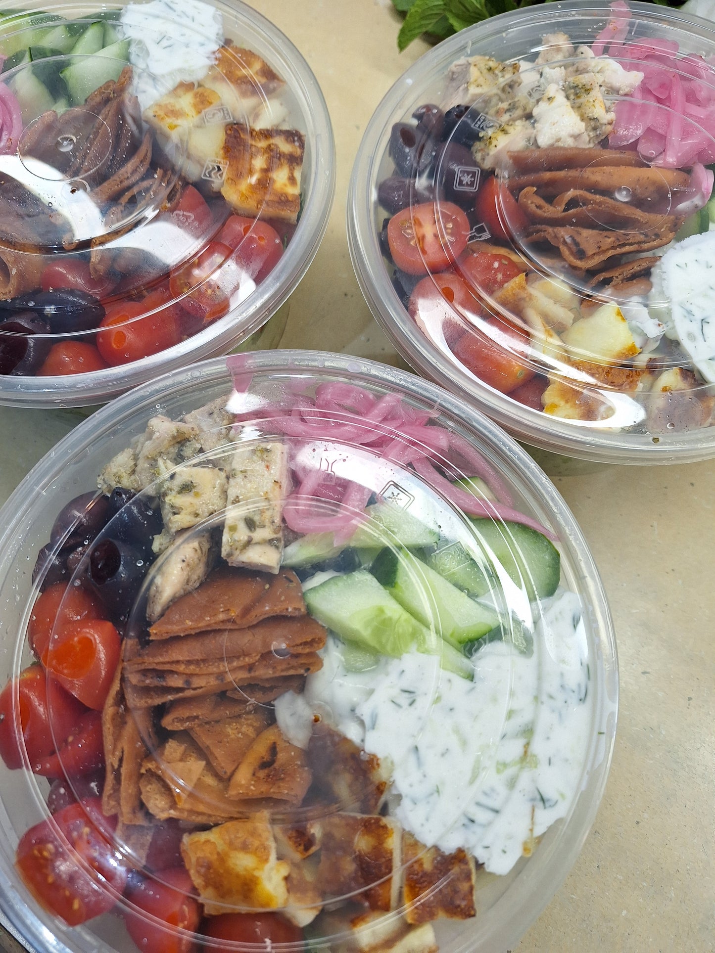 Souvlaki & Halloumi Bowl