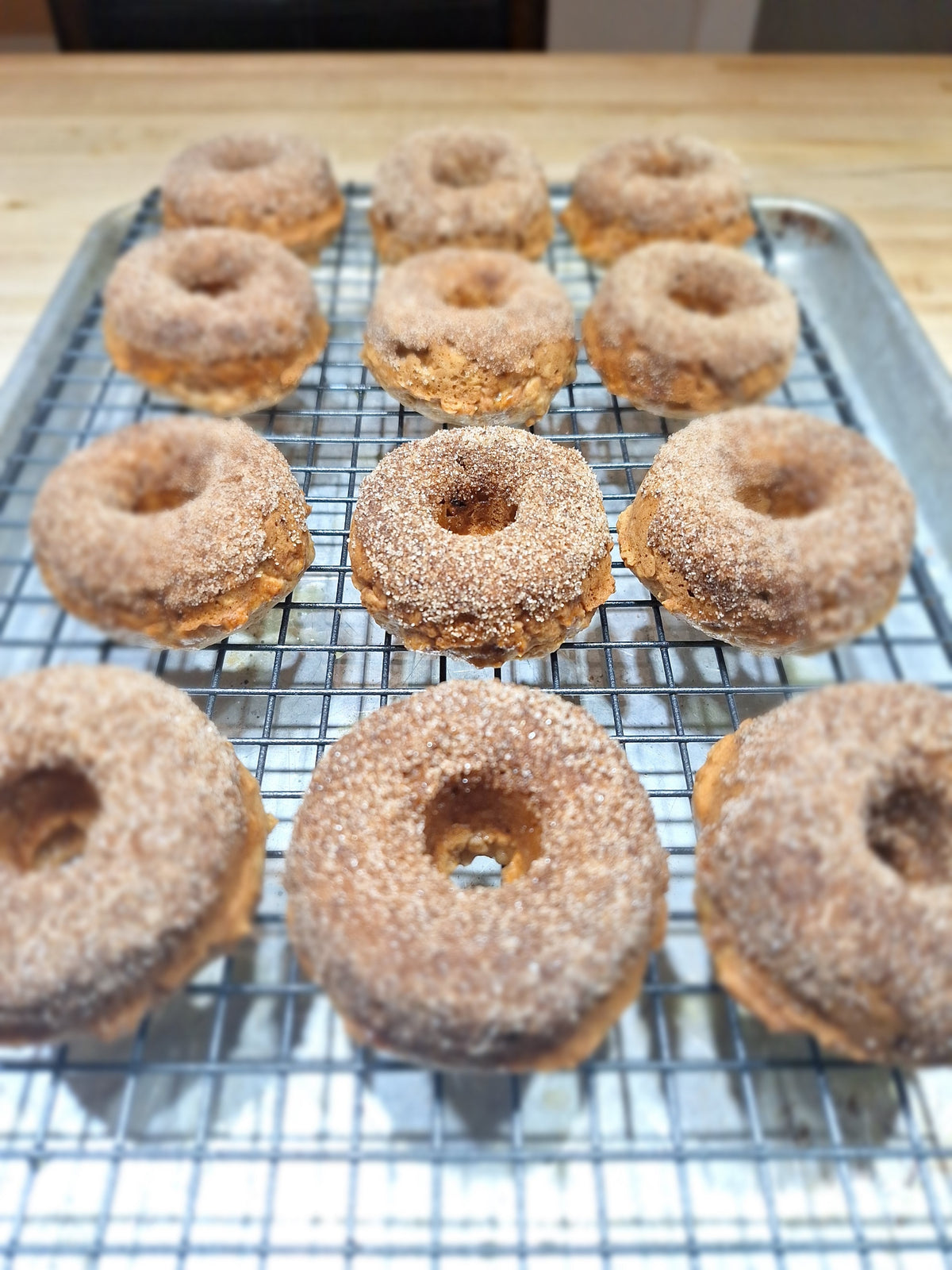 Chai Cider Doughnuts