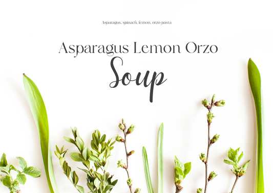 Asparagus Lemon Orzo Soup