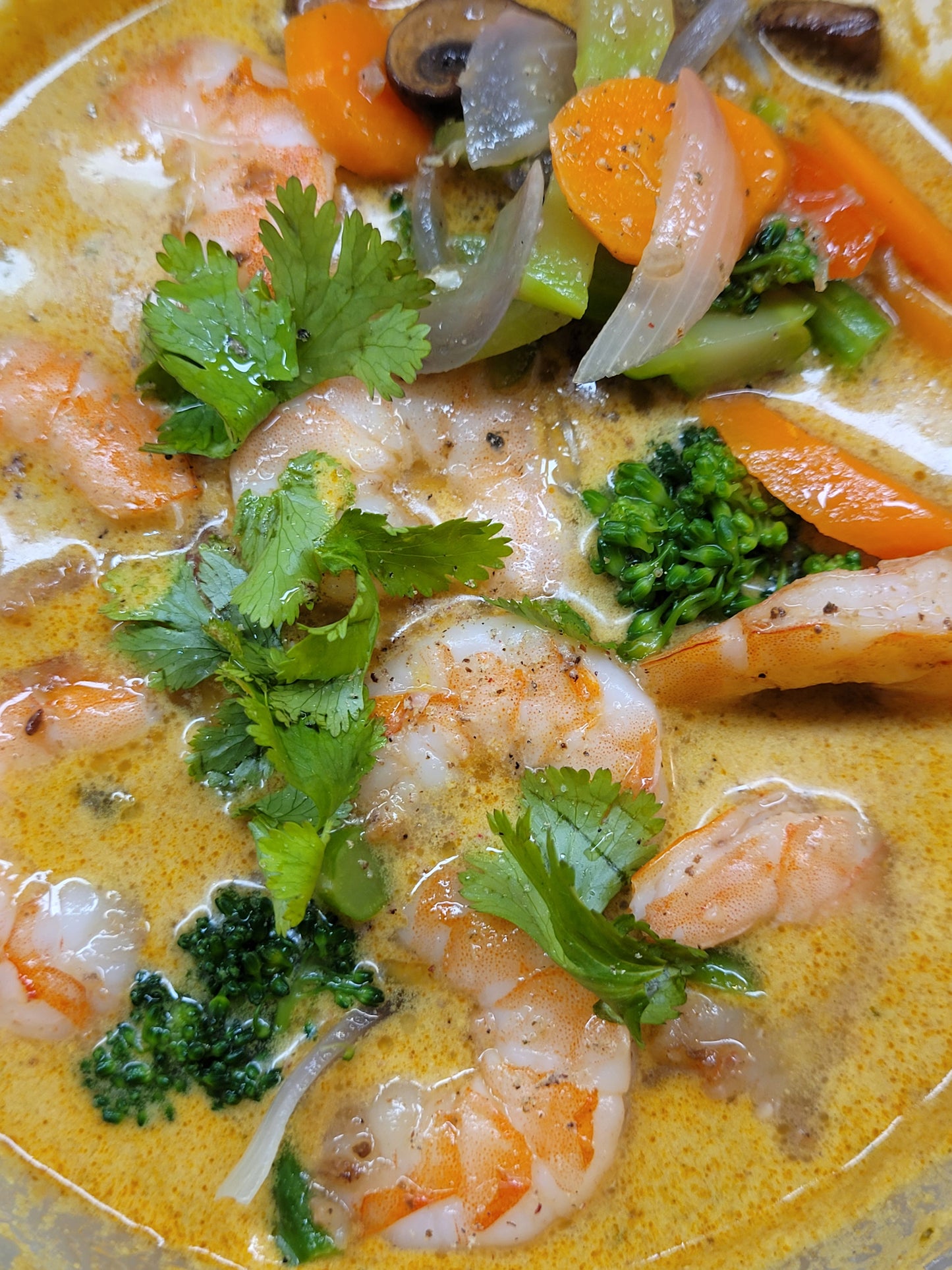 Thai Coconut Curry Soup
