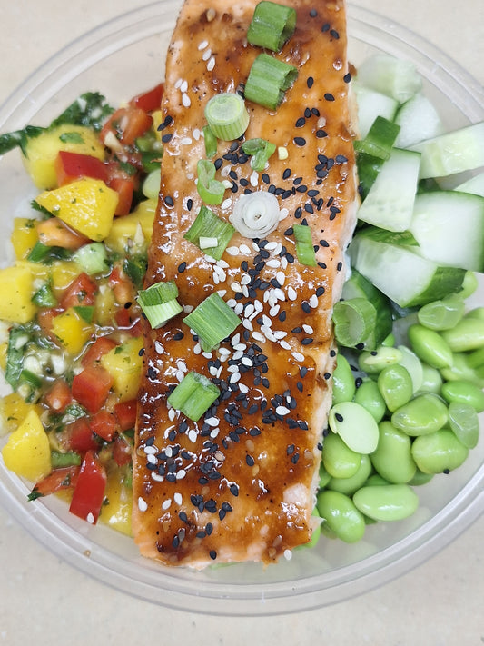 Teriyaki Salmon Bowl