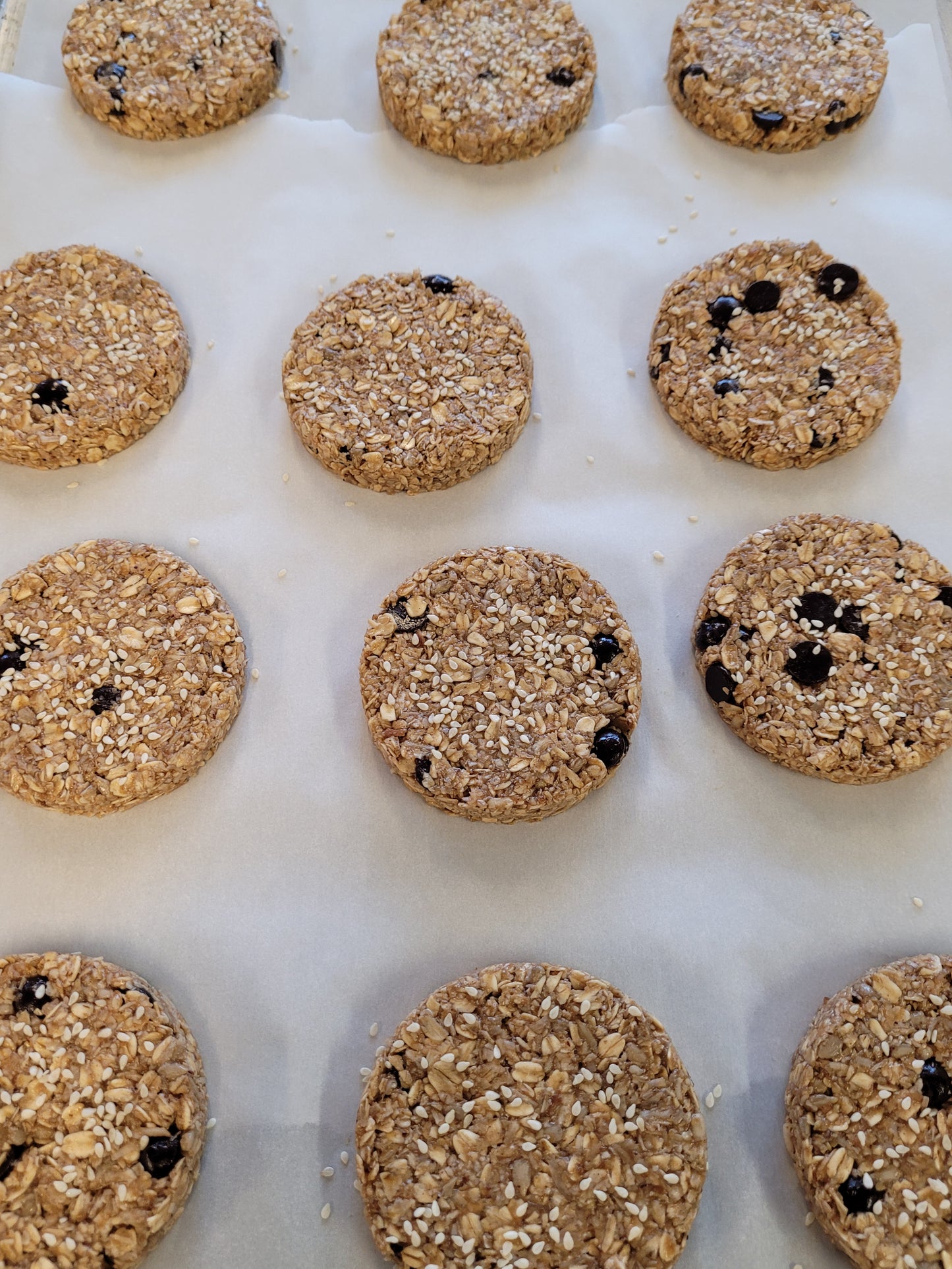 Chocolate Tahini Breakfast Cookies