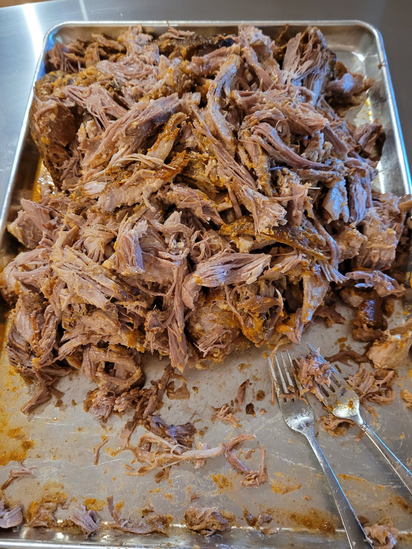 Apple Rhubarb BBQ Pulled Pork Meal