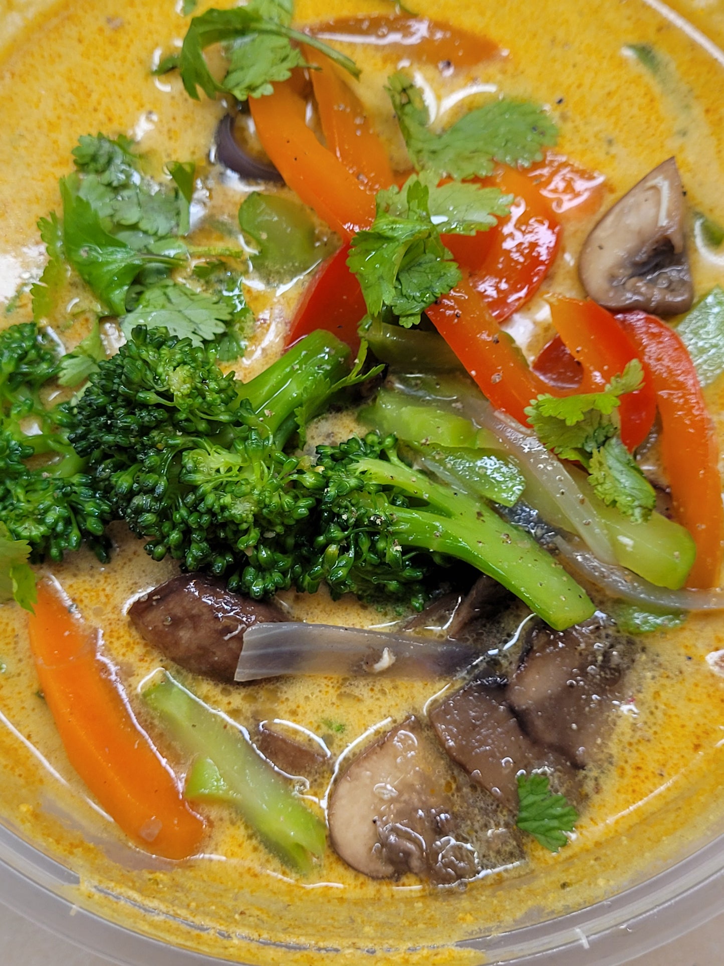 Thai Coconut Curry Soup