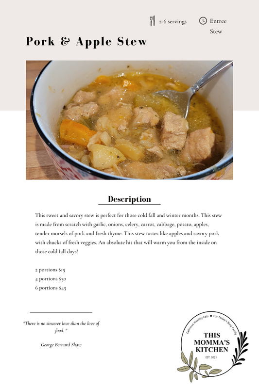 Pork & Apple Stew